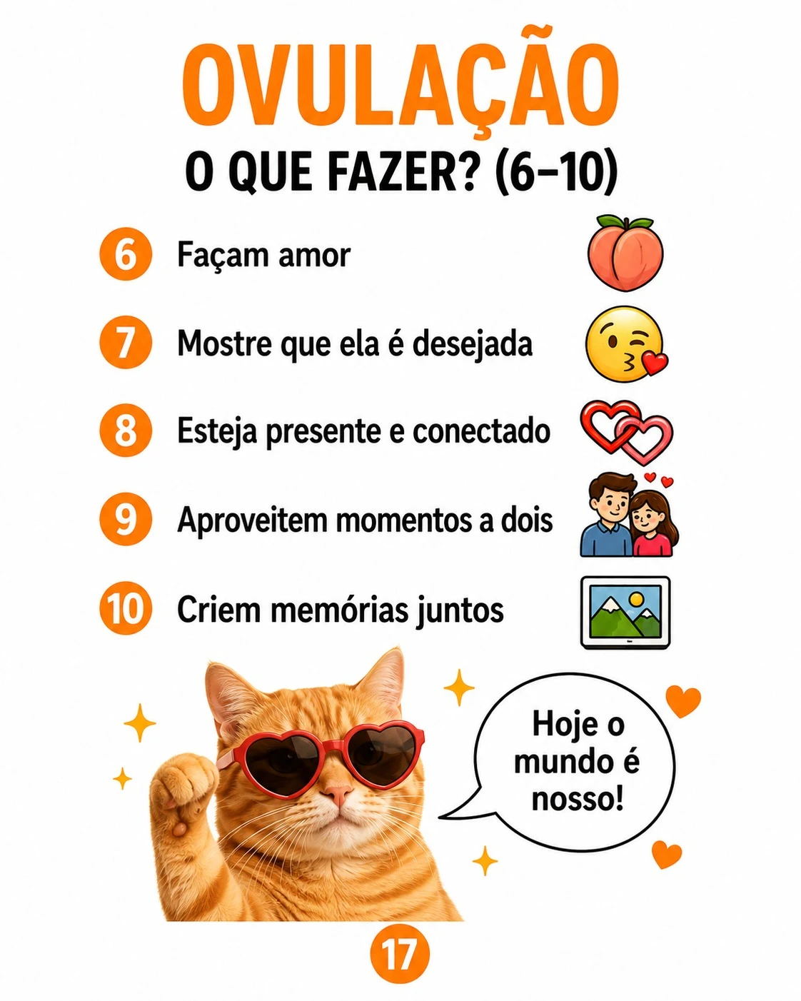 Ovulação o que fazer 6 a 10
